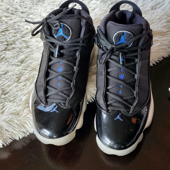 jordan 6 rings black hyper royal